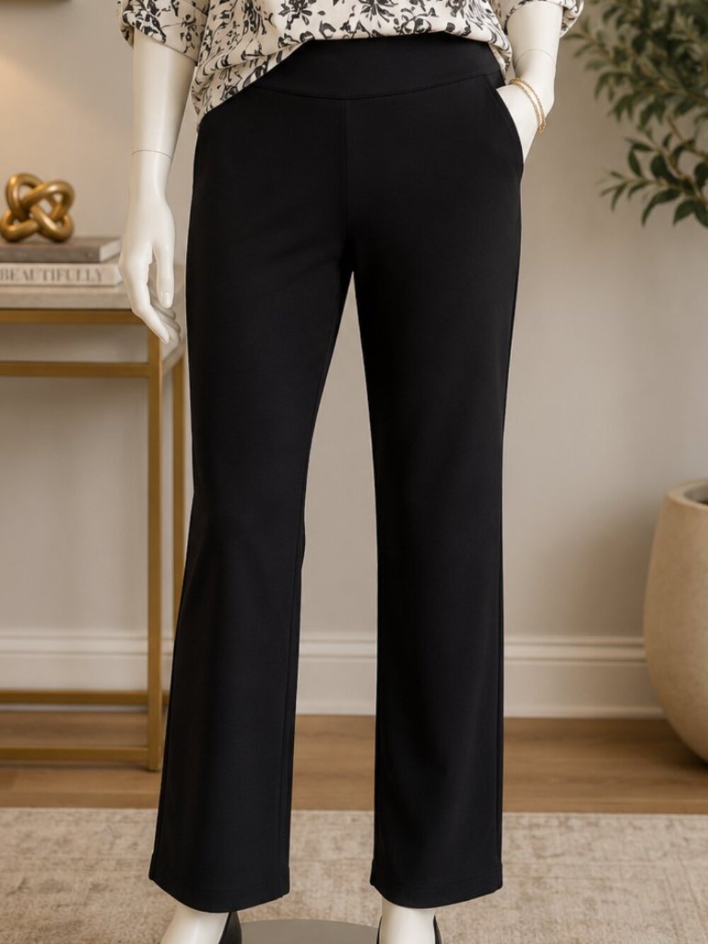 7th Avenue Design Studio by New York & Company Black Pants – Women's Size 14 Tal